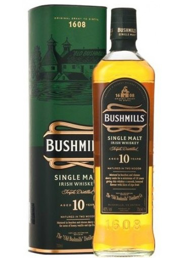 Bushmills Single Malt 10 Years Old Irish Whiskey